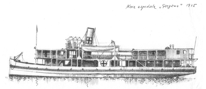 1915 - Nave ospedale 'Gargano'